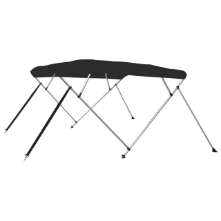 BIMINI OXYGENE ALU 4 ARCEAUX Hauteur 1370 mm TOILE NOIRE