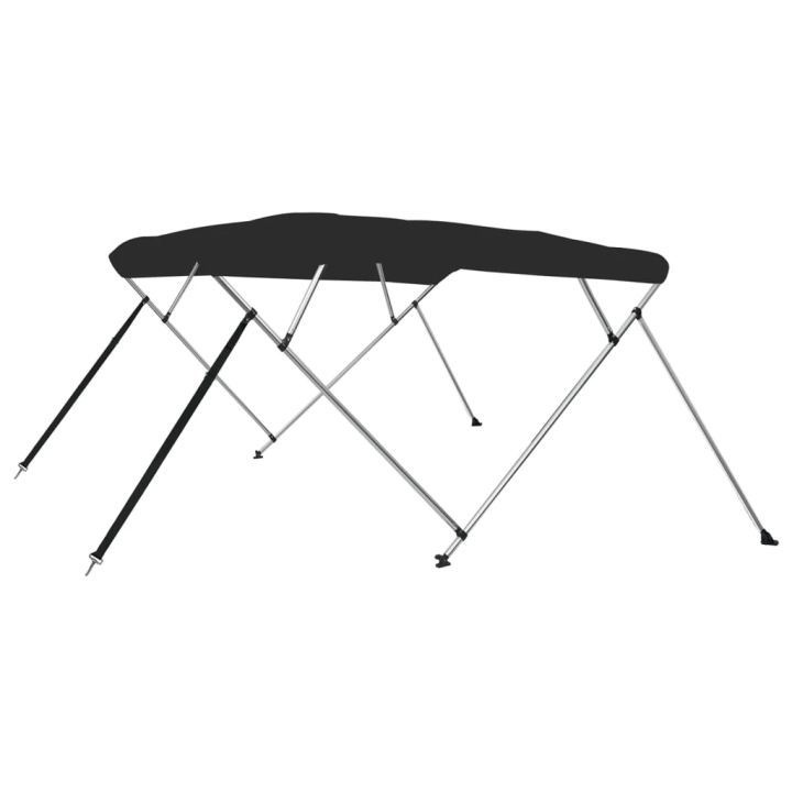 BIMINI OXYGENE ALU 4 ARCEAUX Hauteur 1370 mm TOILE NOIRE