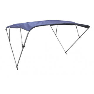 BIMINI OXYGENE ALU 4 ARCEAUX Hauteur 1370 mm TOILE BLEUE