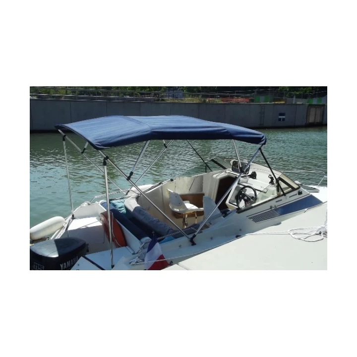 BIMINI OXYGENE ALU 4 ARCEAUX Hauteur 1370 mm TOILE BLANCHE