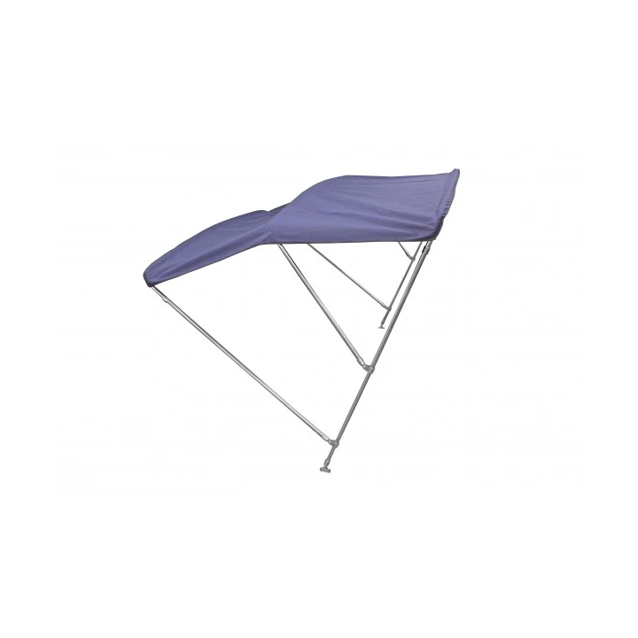 BIMINI OXYGENE INOX 3 ARCEAUX TOILE BLEUE