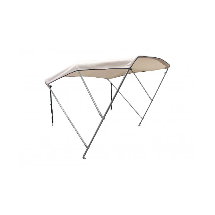 BIMINI OXYGENE INOX 3 ARCEAUX TOILE BLANCHE