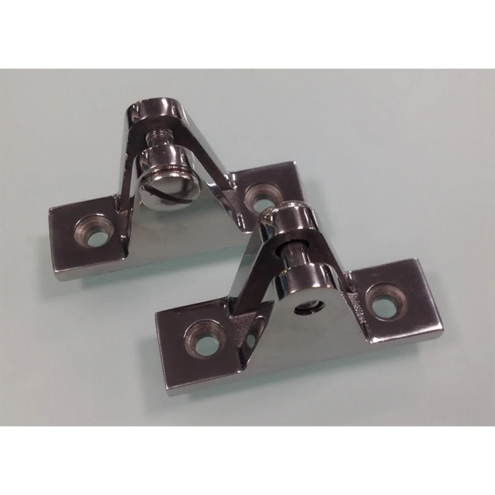 PAIRE DE PLATINES INOX