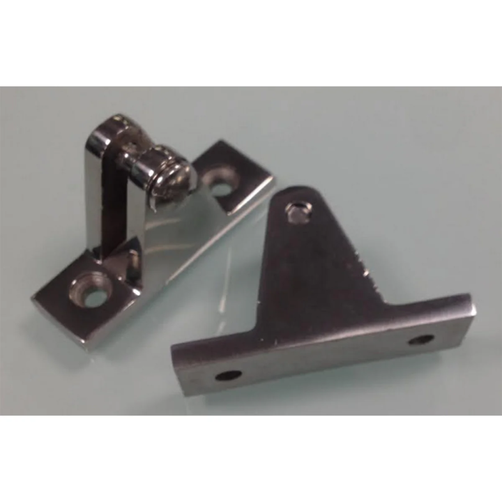 PAIRE DE PLATINES INOX