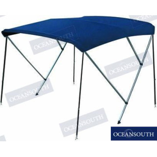 BIMINI 3 ARCEAUX TOILE BLEUE