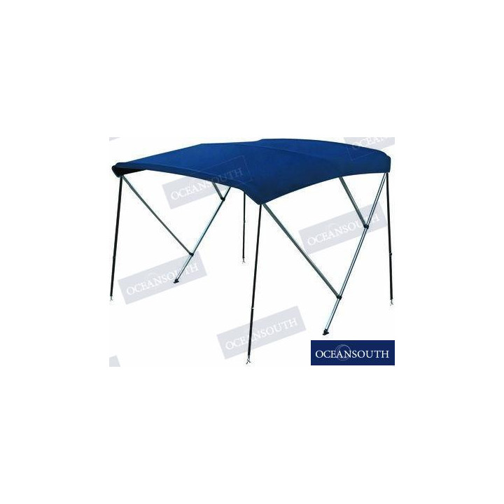 BIMINI 3 ARCEAUX TOILE BLEUE