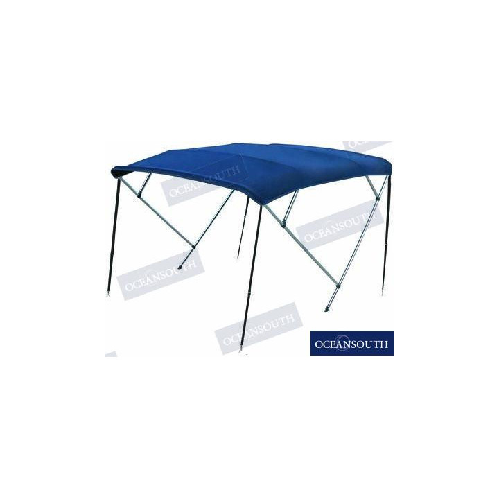 BIMINI 4 ARCEAUX TOILE BLEUE