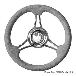 VOLANT COURONNE GRIS 350 mm