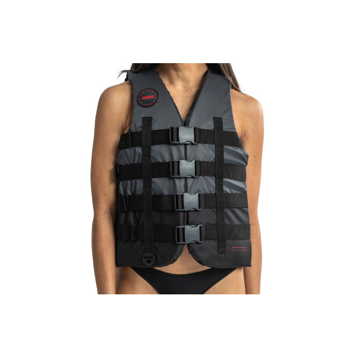 GILET DE SAUVETAGE 4 BUCKLE NOIR