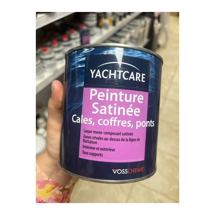 PEINTURE SATINEE CALES, COFFRES et PONTS blanc gris