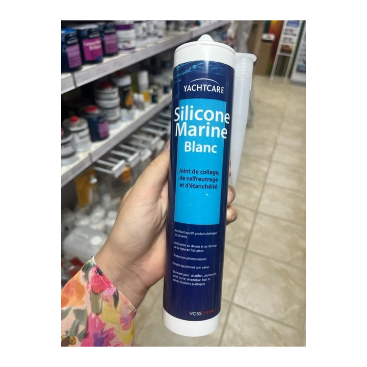 SILICONE MARINE BLANC