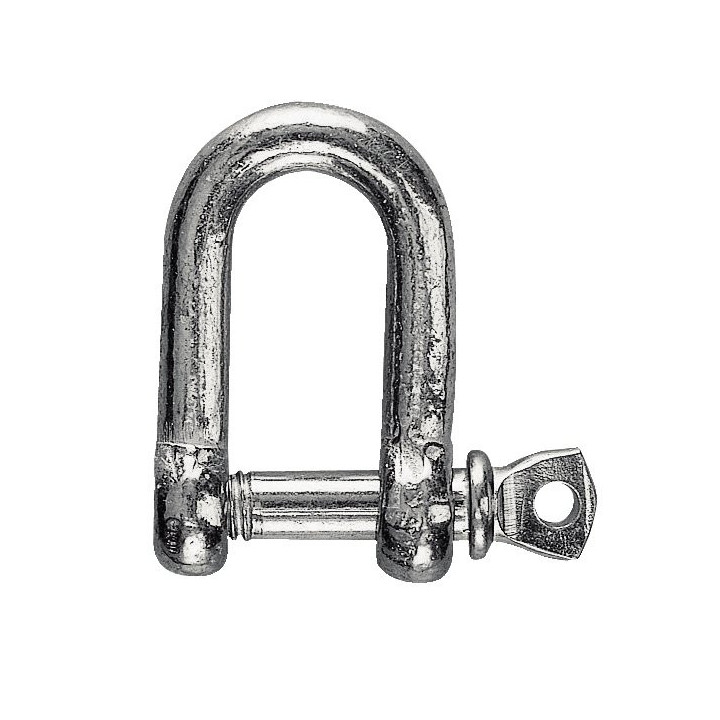 MANILLE EN ACIER GALVA DROITE