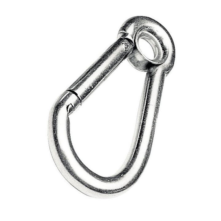 MOUSQUETON EN INOX A OEIL