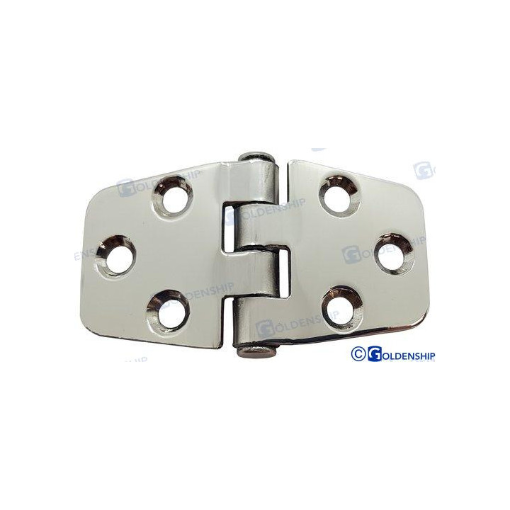 CHARNIERE INOX 74X37MM REVERSIBLE