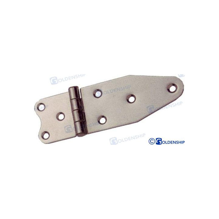 CHARNIERES INOX 41X130X2MM (x2)