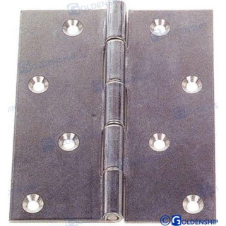 CHARNIERE INOX. 100X80