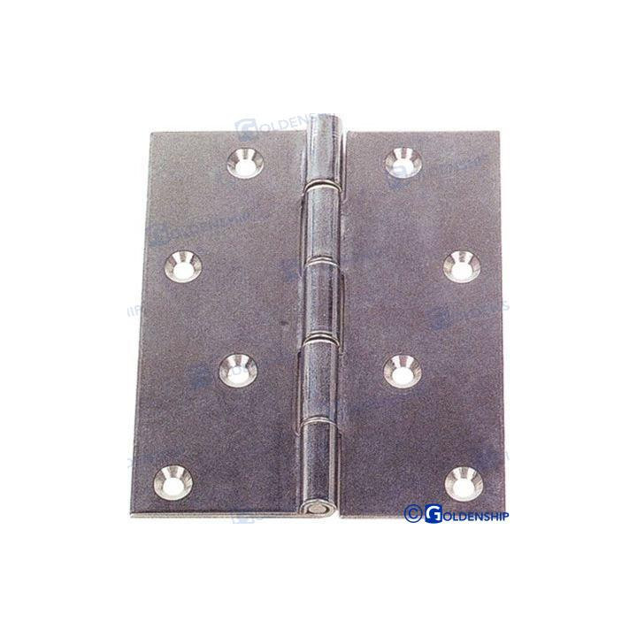 CHARNIERE INOX. 100X100