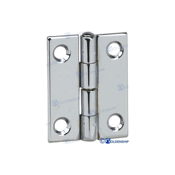 CHARNIERES INOX 0,6MM 35X40 MM (x2)