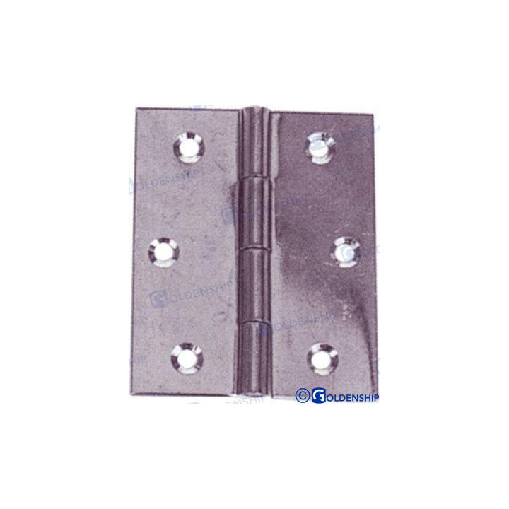 CHARNIERES INOX 0,6MM 40X50 MM (x2)