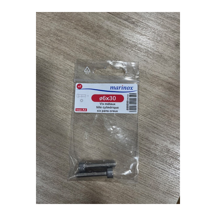 VIS METAUX  BTR TCHC 6 PANS 6 X 30  INOX A4