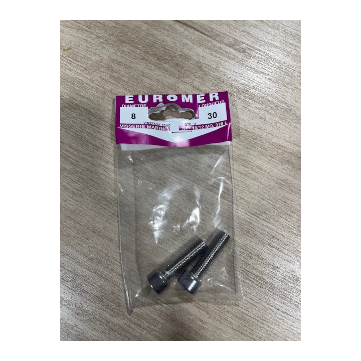 VIS METAUX  BTR TCHC 6 PANS 8 X 30  INOX A4