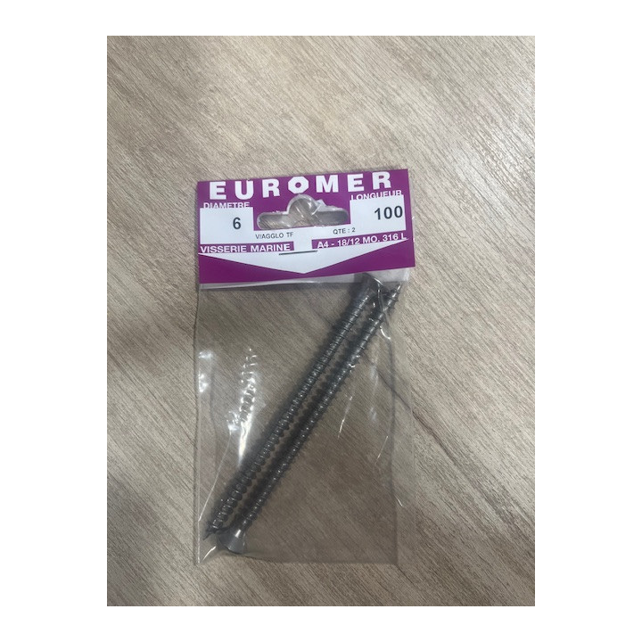 VIS BOIS TF POZI 6 X 100  INOX A4