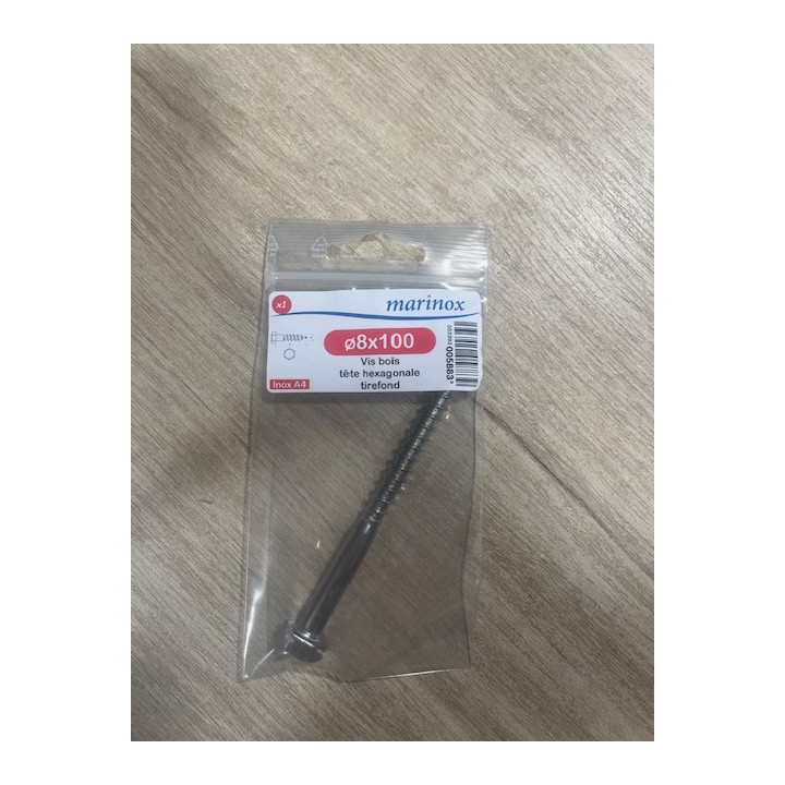 TIREFOND TH 8 X 100  INOX A4