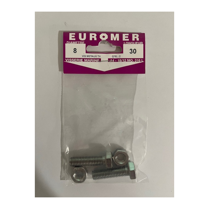 VIS METAUX  TH 8 X 30  INOX A4