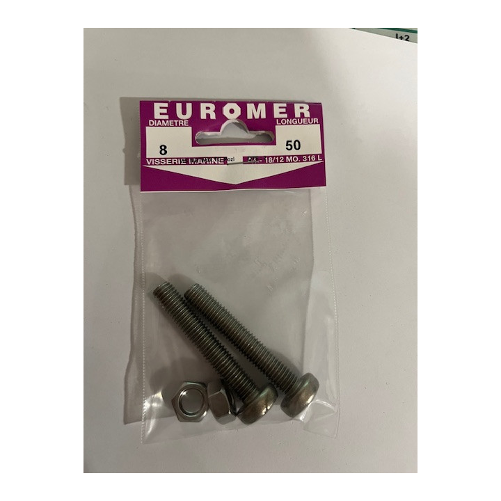 VIS METAUX TC POZI  8 X 50  INOX A4
