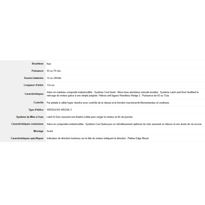 MOTEUR ELECTRIQUE MINN KOTA EDGE