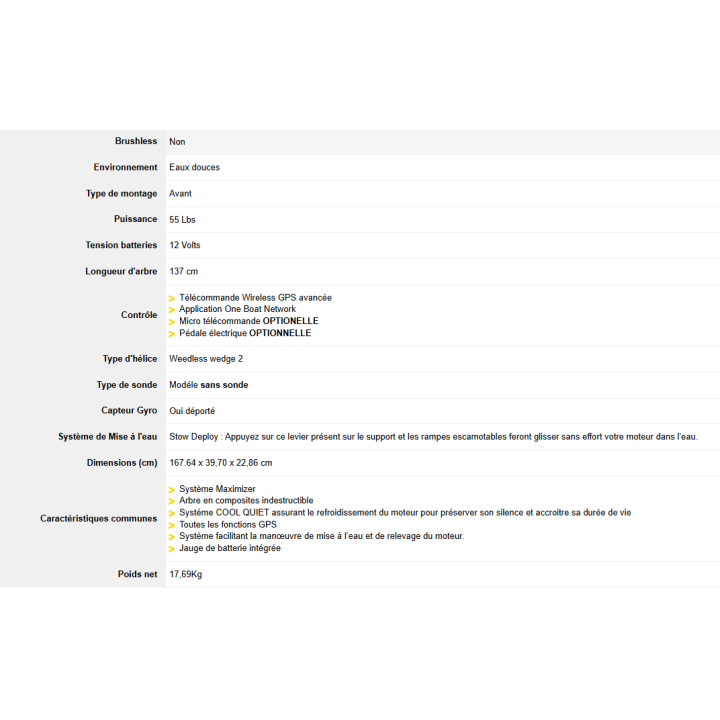 MOTEUR ELECTRIQUE MINN KOTA TERROVA GPS