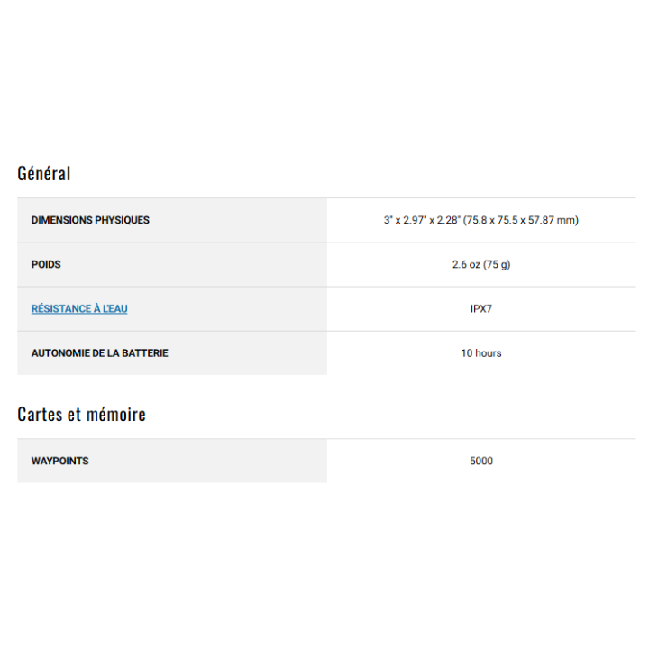 STRIKER CAST AVEC GPS