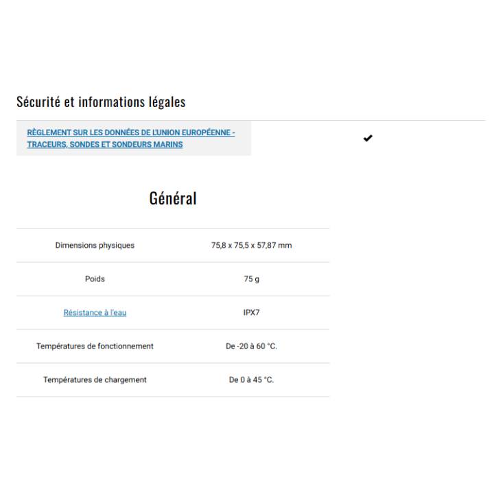 STRIKER CAST AVEC GPS